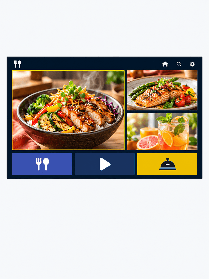 ◎◎ 식당 메뉴보드 · UI mockup